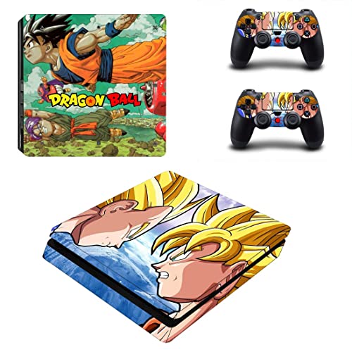 Anime Drago i VIP baloni Son Goku, Vegeta, Super Saiyan PS4 ili PS5 naljepnica za PlayStation 4 ili