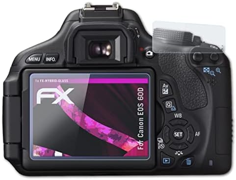 ATFolix plastični stakleni zaštitni film kompatibilan sa Canon EOS 60D zaštitnikom za staklo,