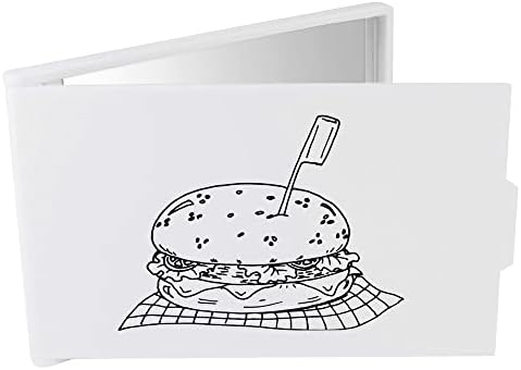 Azeeda 'Burger' Kompaktno / Putno / Džepno Ogledalo Za Šminkanje