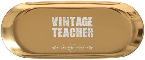 Napredak 7 Držač prstena za posudu za suđe - vintage učiteljica šarena dizajna kuhinja kućna dekora