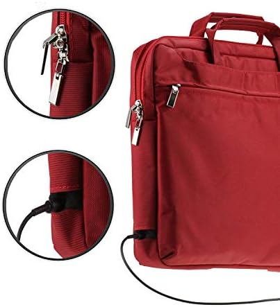 Navitech crveni elegantni čep otporan na vodu upijajuća upijajuća torbica Kompatibilan je