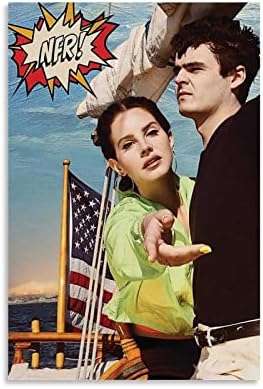 LOEBKE Lana Del Rey-Norman F Rockwell omot albuma Poster Dekorativno slikarstvo platneni zidni posteri i umjetnička