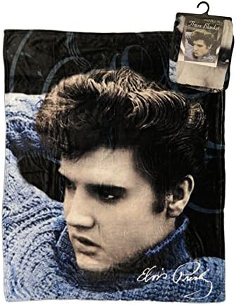 Midsouth proizvodi Elvis bacanje pokrivač - plavi džemper