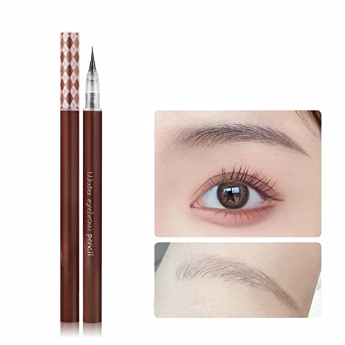 Lijepa kvaliteta olovka za šminkanje obrva za oči automatska korejska smeđa tečna tanka olovka za obrve