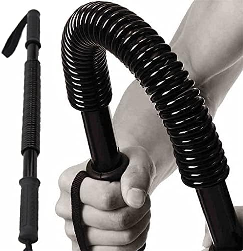 Uređaj za snagu ruku Crna opružna ručica nosača šipka Expander Fitness Grip Bar