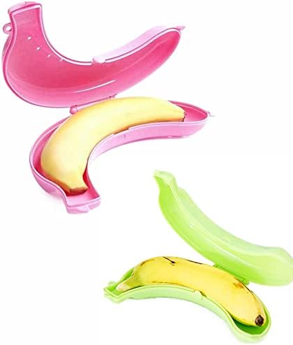 Putna Slatka Kutija Za Čuvanje Banana Protector, 3 Pakovanja Kutija Za Čuvanje Voća Banana Za Ručak