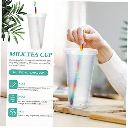 Holibanna 3 seta Rainbow Sippy Cup Putne čaše za kafu sa poklopcima čiste kafe šalice sa poklopcima