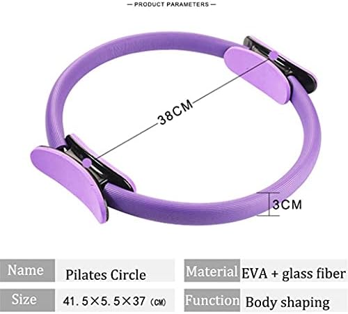 KFJBX Pilates Joga Sportski prsten kotača Dvostruki ručak Yoga Hoop trening za žene Alat za vježbanje