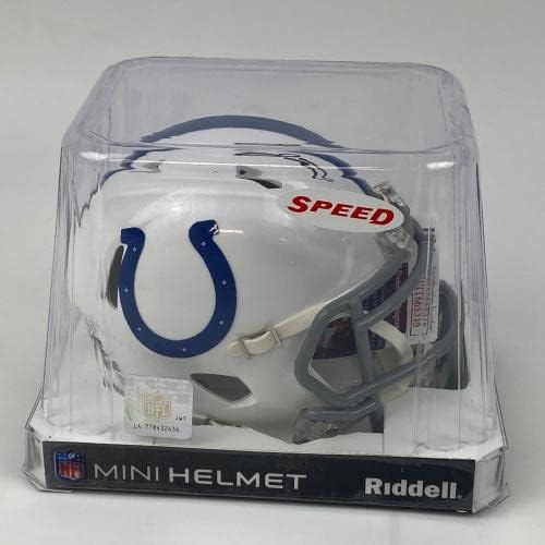 Potpisani / potpisani Jonathan Taylor Indianapolis Colts Mini kaciga JSA COA NFL kacige sa automatskim