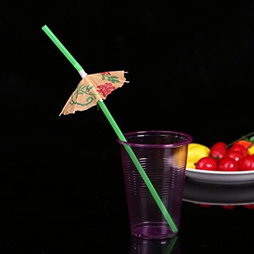 50kom plastičnih kišobranskih slamki jednokratne pijaće budale Tubularis za Bar Klub DIY party dekor za