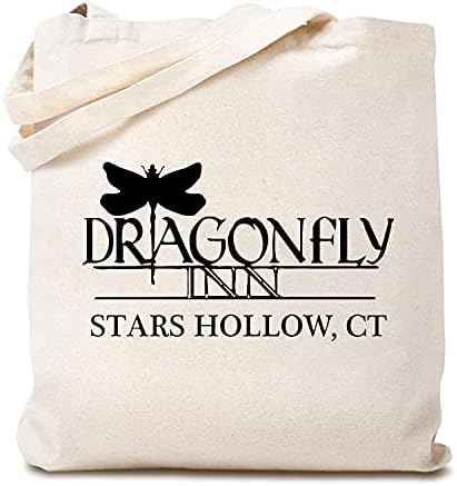 Dragonfly Inn Platnena torba Pandemic inspirisana višekratna torba za kupovinu za žene