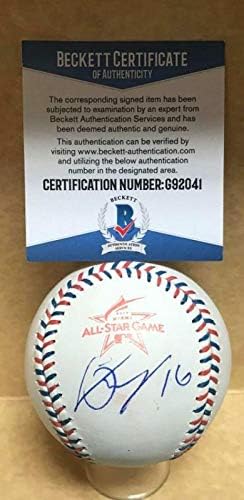 Jonathan Schoop Twins / Orioles potpisan 2017. All Star Game Baseball Beckett G92041 - AUTOGREMENA