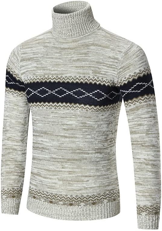 Muški džemper plus veličina turtleneck dugih rukava tanka pulover Dukshirt Bluza Top džemper plus veličine