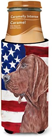 Caroline's SC9635MUK Redbone Coonhound sa američkim zastavama SAD Ultra Hugger za tanke limenke, Can