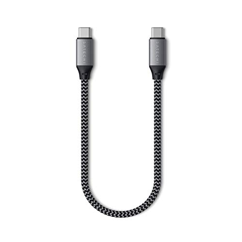 Satechi USB-C do USB – C kabl za punjenje – 10 inča/ 25 cm-kompatibilan sa MacBook Pro 2022/Air M2, 2021 MacBook