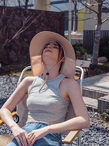 Sun Hat ženski UV zaštita ribolovna šešina Sklopivi vodootporni planinarski šešir, šešir sa širokim vrtama sa