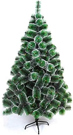 Dulplay luksuzno veštačko božićno drvce, 7 FT ekološka ukrašena stabla bijeli borovi iglica Čvrsta