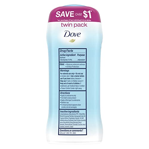 Dove Nevidljivi čvrsti antiperspirantni dezodoransni štap za žene, prah, za cijeli dan Umanjeni znoj i miris