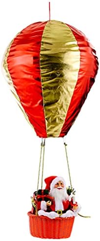 1pc Xmas atmosfera Hung Chiolin dekor Santa Claus Hot Air Balloon ukras za slavne zabave