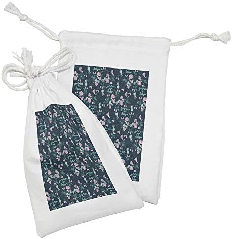 AMBESONNE romantična torbica od 2, ljeto je ovdje poruka sa procvatom drveta plodova, malom torbom za vuče