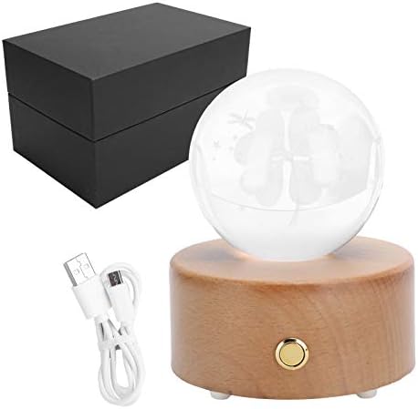 AUNDAS LED Crystal Ball Music Box, za Bluetooth rođendan festivali poklone Desktop Ornament