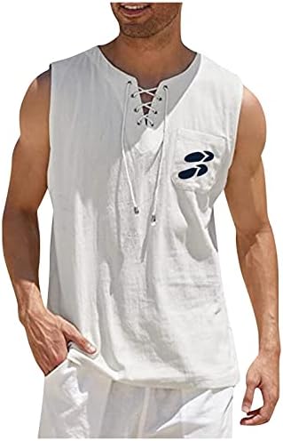 Rezervoari V-izrez Fit Strappy Tees Mens Festival Vintage Comfy košulja Plus size Poliester košulja životinja