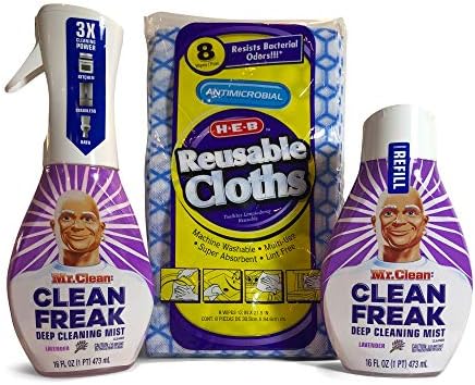 Mr. Clean Clean Freak Višenamjenski duboko čišćenje sa paketom lavande: 1 starter + 1 punjenje +
