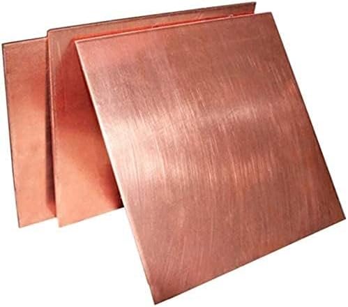 Metalna bakrena folija čista bakrena folija bakarni lim ljubičasta bakarna ploča 3 različite veličine za