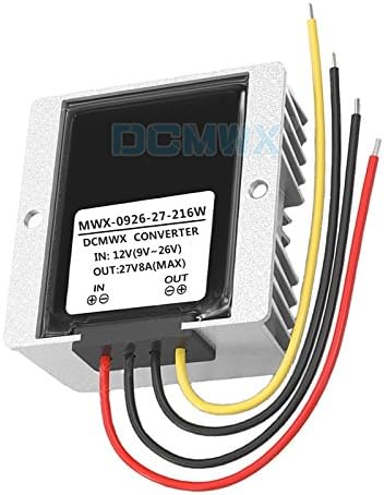 Dcmwx® Pretvarači napona Boost DC12V okrenite se na 27v pojačajte ulaz pretvarača snage automobila Dc9v-26V