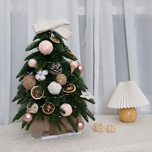XXSLY Umjetno božićno drvce DIY Desktop mini božićno stablo 45cm / 60cm Slonjanje malog luksuznog božićnog