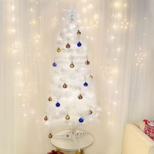 SwuntMeon 4 FT umjetni ukras za božićno stablo sa tajmerom DIY 80 toplih svjetala 30 Kuglični