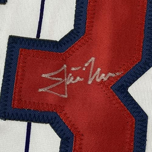 Autographing / potpisan Justin Morneau Minnesota Pinstripe Baseball Jersey JSA COA