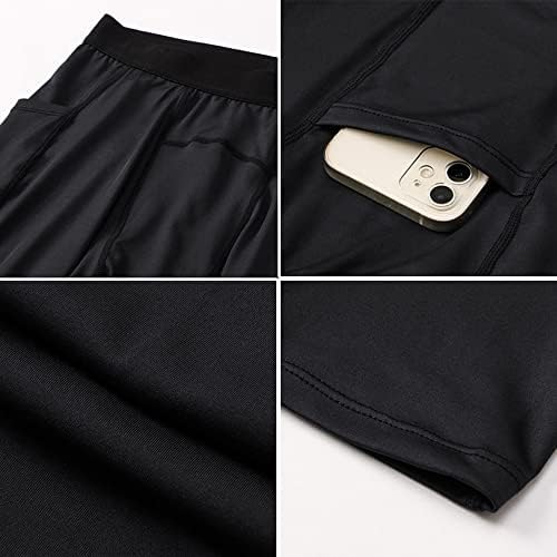 Muške kompresovne hlače Telefon džep za trčanje tajice Hopls Yoga vježbanje Termalne hlače Atletski