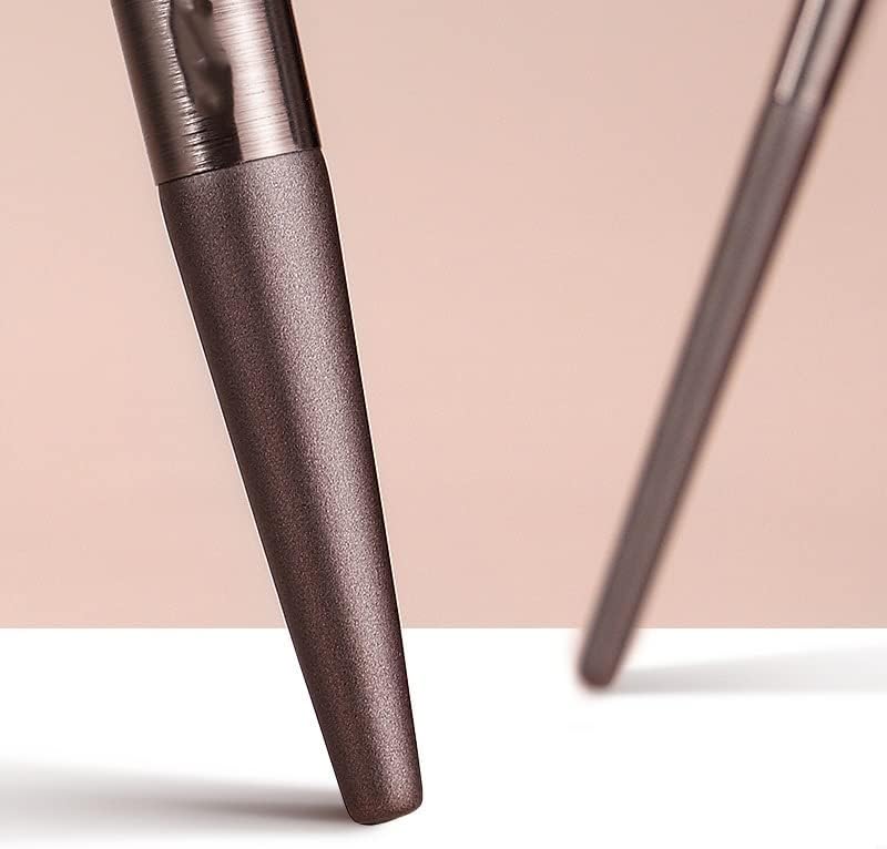Ganfanren šminka četkica ljubičasta 9pcs kozmetičke četkice serije od kozmetičke kozmetičke olovke-sintetičko