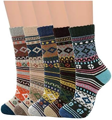 Century Star Božićne čarape vunene čarape tople čarape Ugodne zimske sportske čarape vune planinarske čarape
