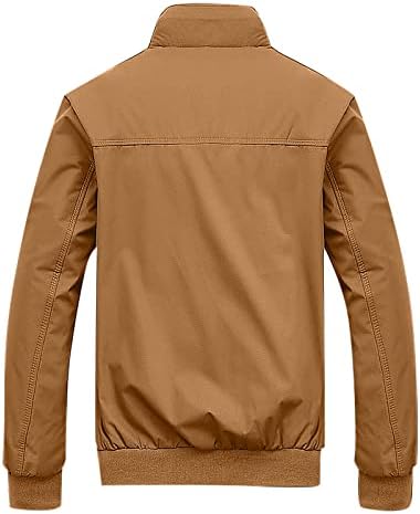 Ymosrh sportske jakne za muškarce muške jakne od punog povremenih patentnih džepnih kaputa
