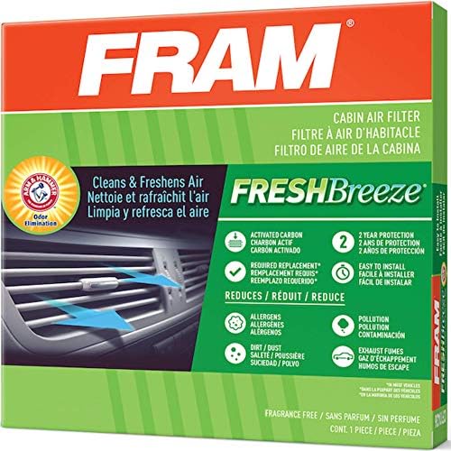 Fram Fresh Breeze kabine za filtriranje zraka za automobil za putnički prostor sa sodom za ruke i čekić