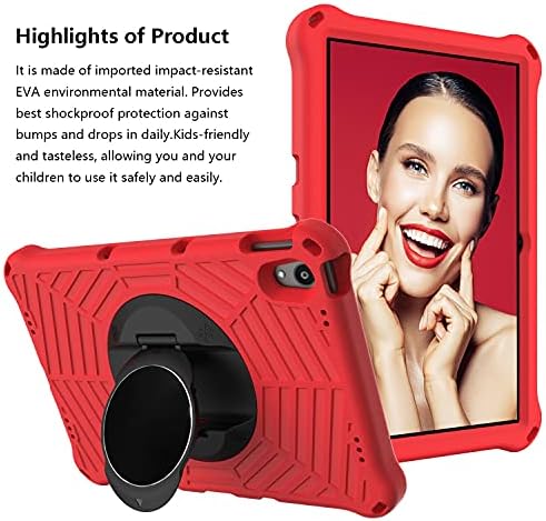 LvShang za Lenovo Tab P11 TB-J606F Case Kids CASE COOK PROF zaštitni poklopac s okretnim laganim i izdržljivim