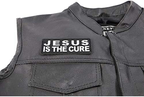 Isus je Cure Patch - 4x1,5 inča. Vezeno gvožđe na zakrpu