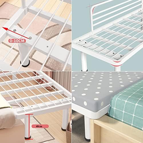 Mali metalni krevet, okvir ležaja na platformi lako se montira krevet za šivanje, krevetić