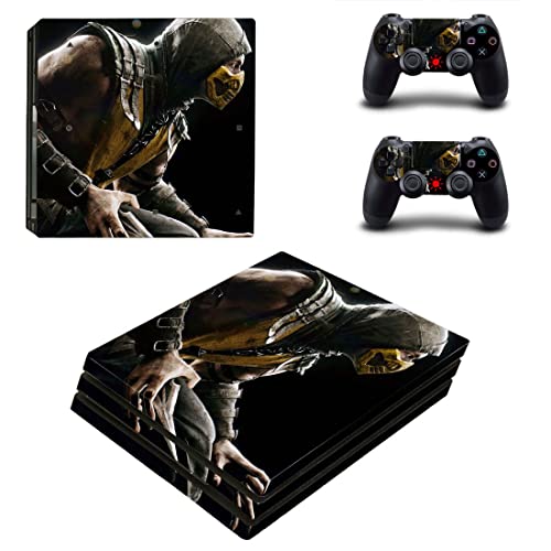 Za PS4 SLIM-Game Ninja Mortal Best War Kombat X PS4 ili PS5 skin naljepnica za PlayStation 4 ili 5 konzolu