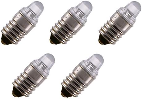 Sci-Supply minijaturne LED lampe, 3 voltne Mini lampe, Cool White, E10 male LED Sijalice, pakovanje