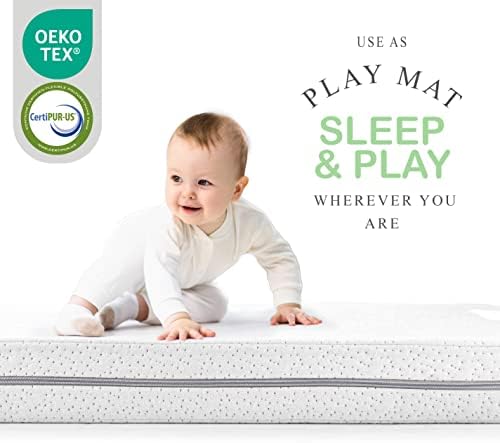 Organski pamuk paket N Play madrac | dvostrani Premium memory Foam CertiPUR-us prijenosni Baby krevetić