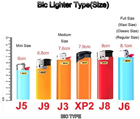 Lucklybestseller metalna koža lakši Case Cover Holder crna boja za Bic Mini lakši J5