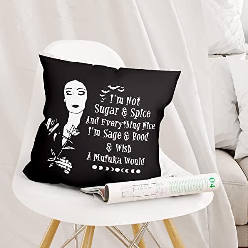 Addams Filmovi Porodični navlake, poklopci jastuka 18x18, bacanje navlake za jastuk, Addams