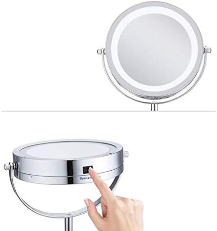LIANXIAO - 7inch 3x uvećavajuće ogledalo za šminkanje-prijenosno ogledalo za ljepotu-za dame svakodnevno