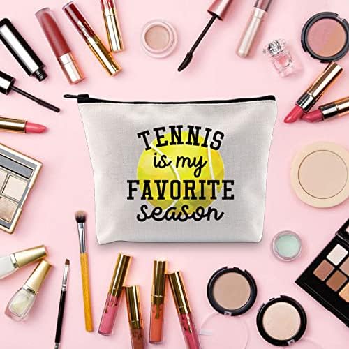 Blupark Tenis Ljubavnik Poklon Tenis je moja omiljena sezona patentna torba Teniski igrač Kozmetička