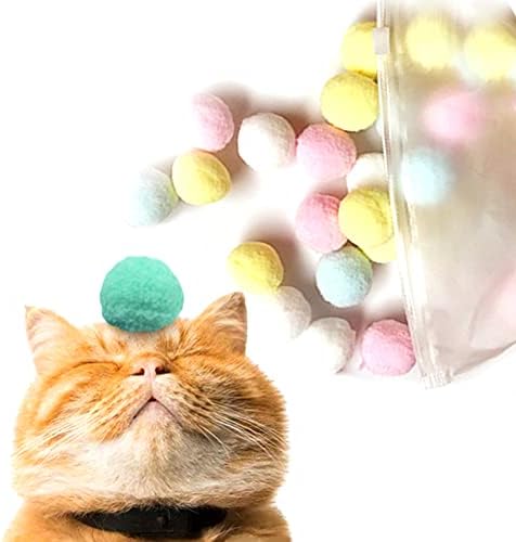 Richcatty šarena plišana igračka za mačke za igru i trening u zatvorenom prostoru-omiljena mačića! 30kom 1,2