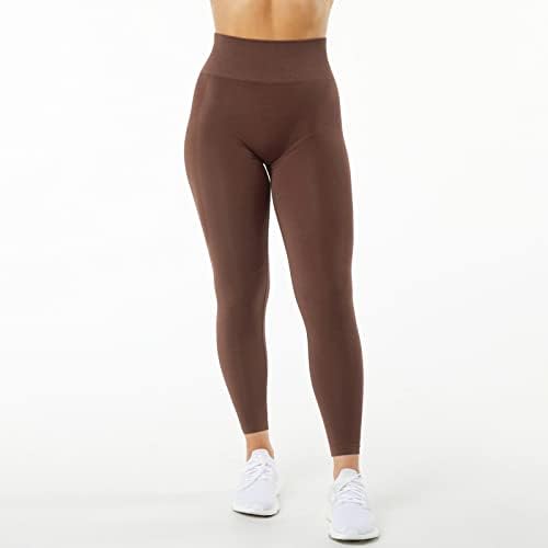 Miashui ženske pantalone za jogu ženske bešavne kukove uske elastične brze suhe prozračne vježbe za