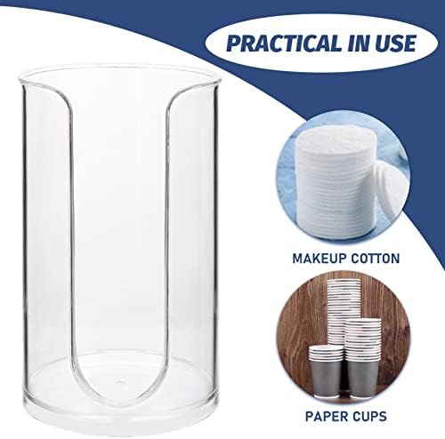 1pcs dozator za kupaonicu akrilni dozator za papirne čaše za jednokratnu upotrebu, držač za čaše